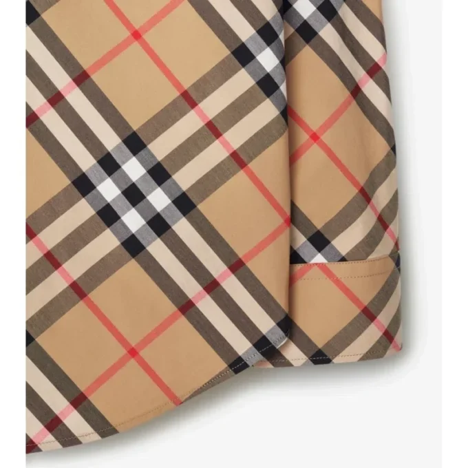 Camicia in cotone a quadri dalla vestibilità comoda