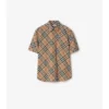 Camicia in cotone a quadri dalla vestibilità regolare