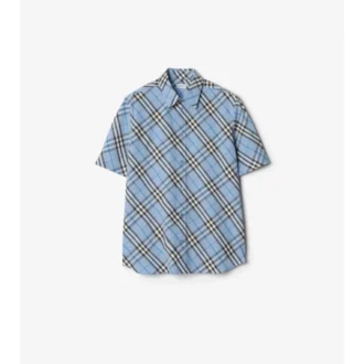 Camicia in cotone a quadri dalla vestibilità regolare