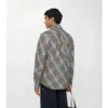 Camicia in cotone a quadri dalla vestibilità regolare