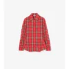 Camicia in cotone a quadri dalla vestibilità slim