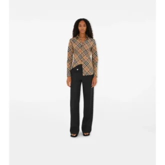 Camicia in cotone a quadri dalla vestibilità slim