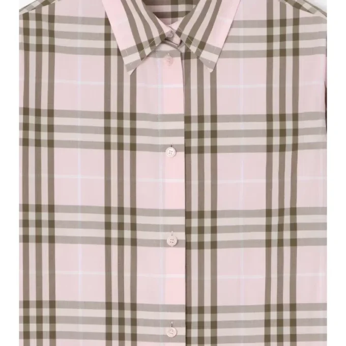 Camicia in cotone a quadri, vestibilità regolare