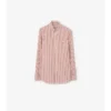 Camicia in cotone a righe dal taglio slim