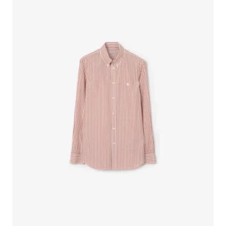 Camicia in cotone a righe dal taglio slim