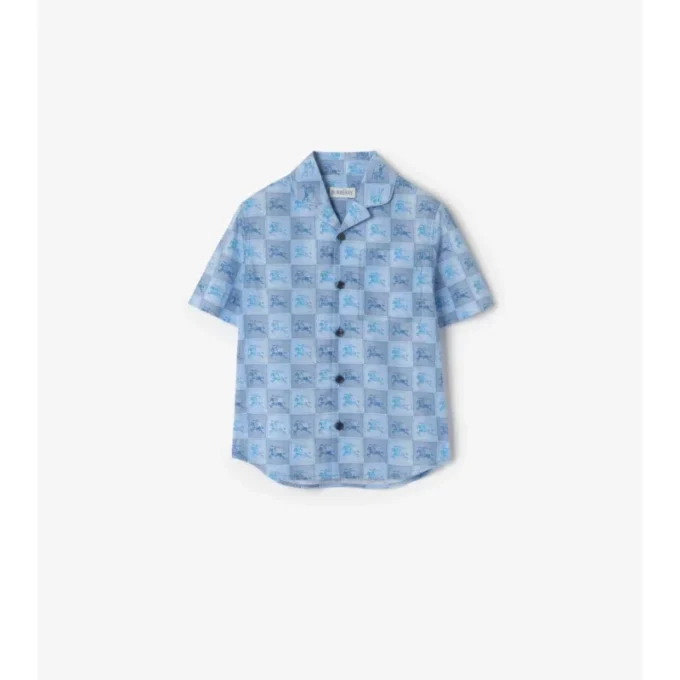Camicia in cotone a scacchi EKD