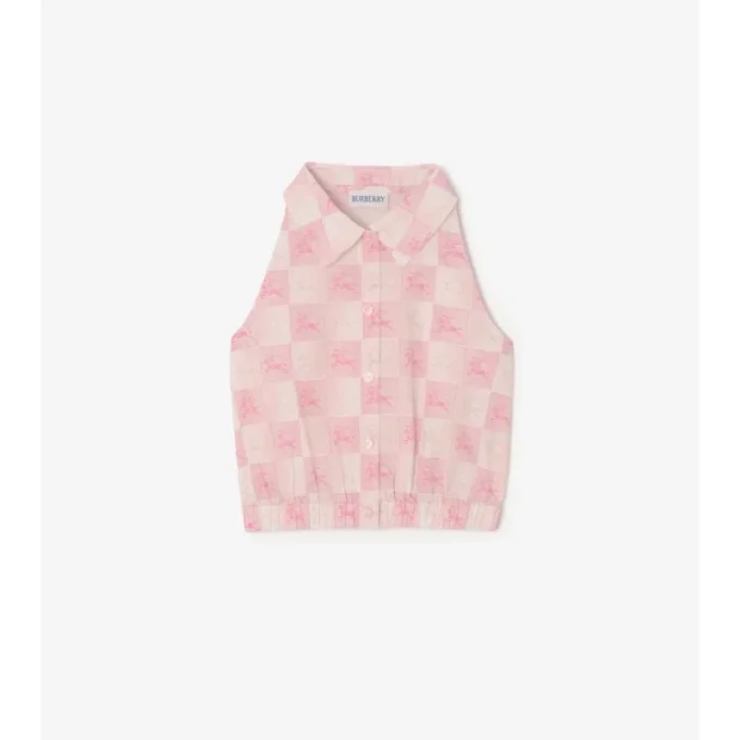 Camicia in cotone a scacchi EKD