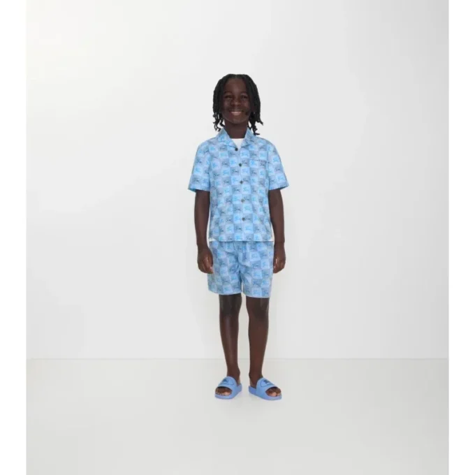 Camicia in cotone a scacchi EKD
