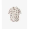Camicia in cotone con motivo a ombrelli