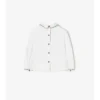Camicia in cotone con rifiniture a quadri