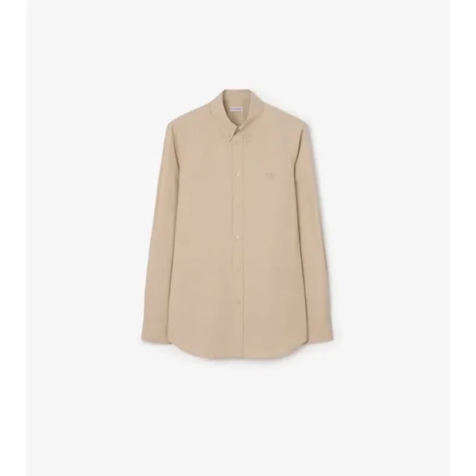 Camicia in cotone dalla vestibilità slim