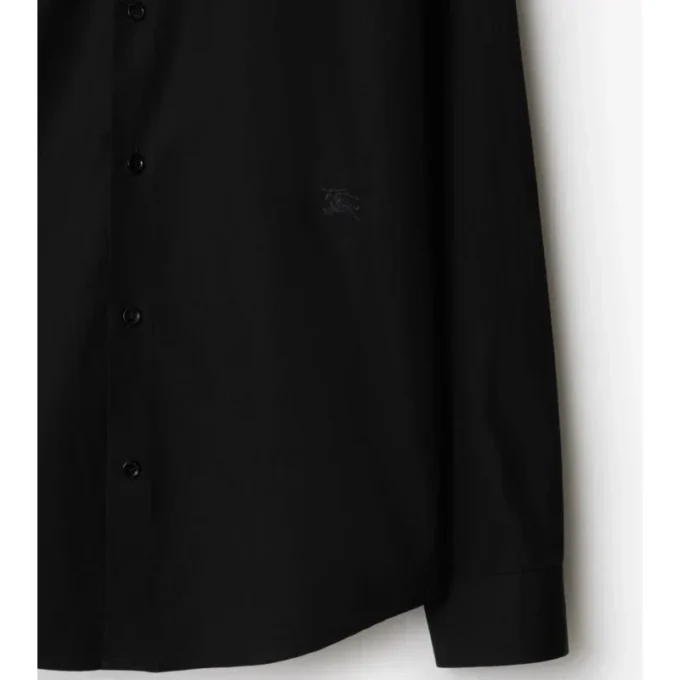 Camicia in cotone dalla vestibilità slim
