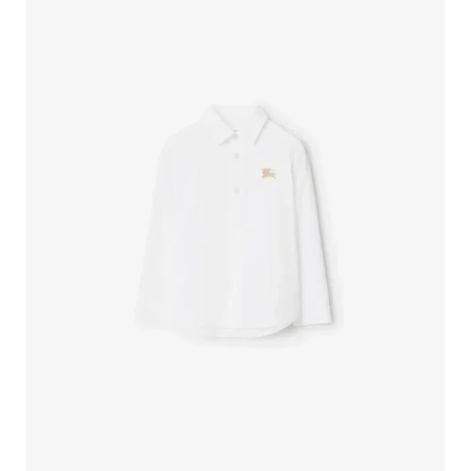 Camicia in cotone elasticizzato