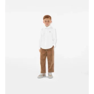 Camicia in cotone elasticizzato