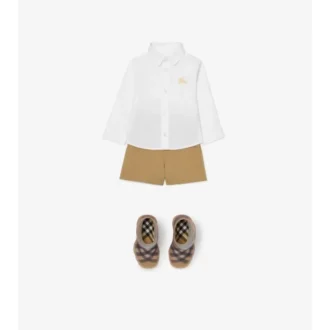 Camicia in cotone elasticizzato