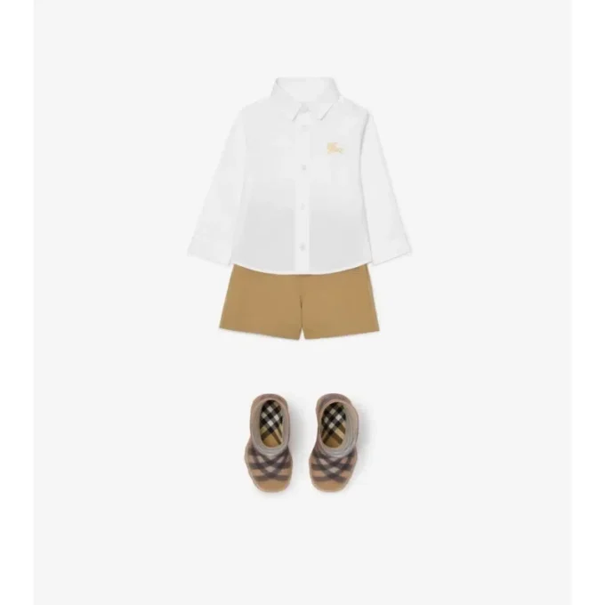 Camicia in cotone elasticizzato