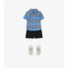 Camicia in cotone Oxford a quadri