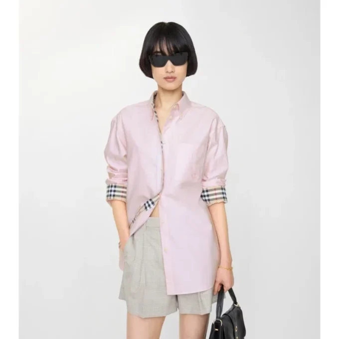 Camicia in cotone Oxford dalla vestibilità comoda