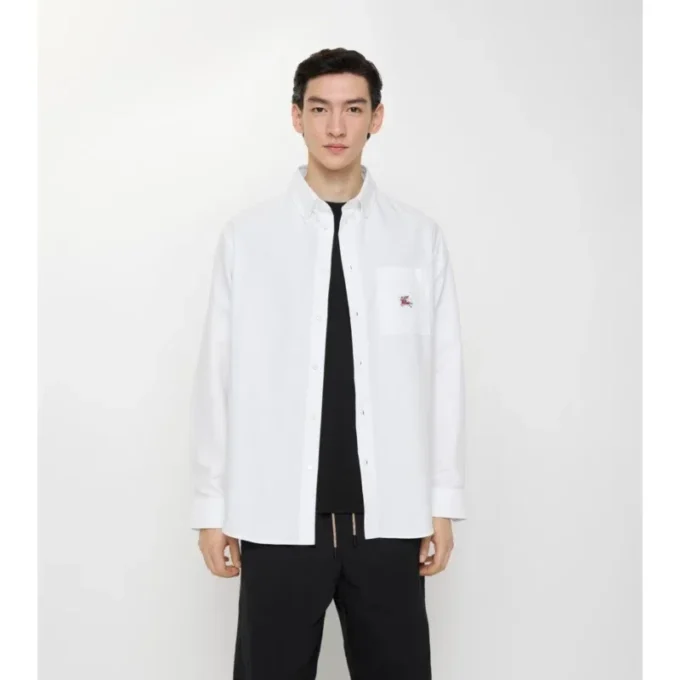 Camicia in cotone Oxford EKD dalla vestibilità comoda