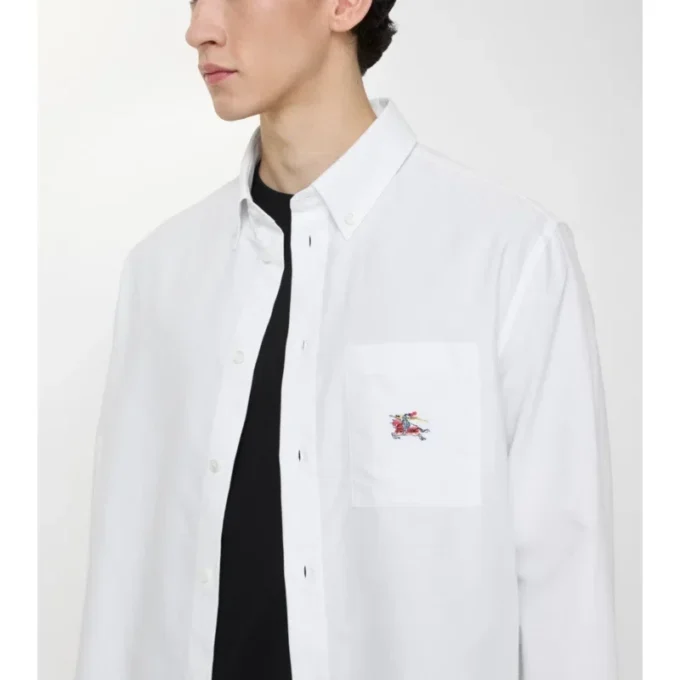 Camicia in cotone Oxford EKD dalla vestibilità comoda