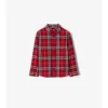 Camicia in flanella di cotone a quadri