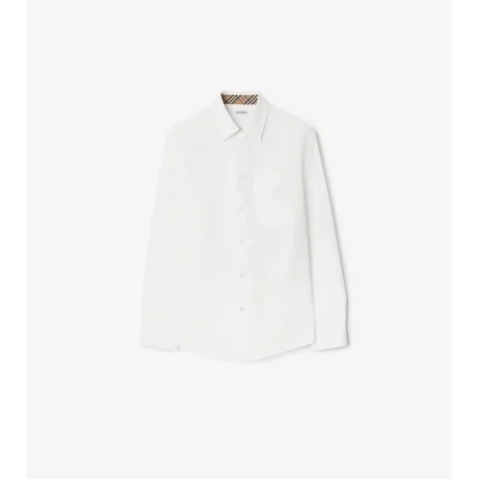 Camicia in popeline di cotone