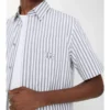 Camicia in popeline di cotone a righe