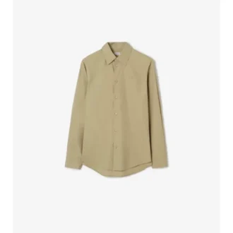 Camicia in popeline di cotone dalla vestibilità regolare