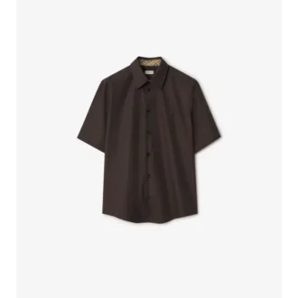 Camicia in popeline di cotone dalla vestibilità regolare