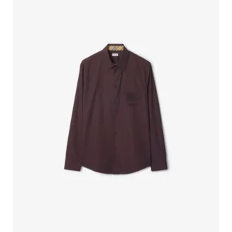 Camicia in popeline di cotone dalla vestibilità regolare