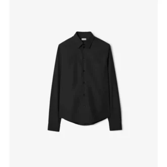 Camicia in popeline di cotone dalla vestibilità regolare