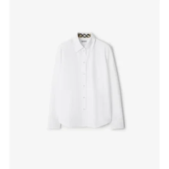 Camicia in popeline di cotone dalla vestibilità regolare
