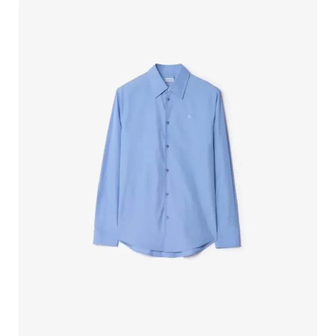 Camicia in popeline di cotone dalla vestibilità regolare