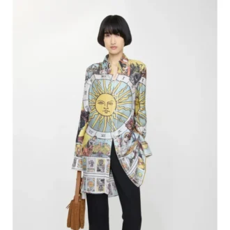 Camicia in seta Tarot