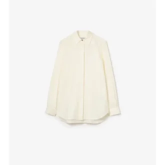 Camicia in twill di seta