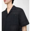 Camicia in voile di cotone a quadri dalla vestibilità comoda