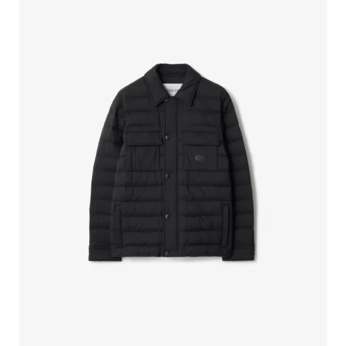 Camicia oversize imbottita in nylon