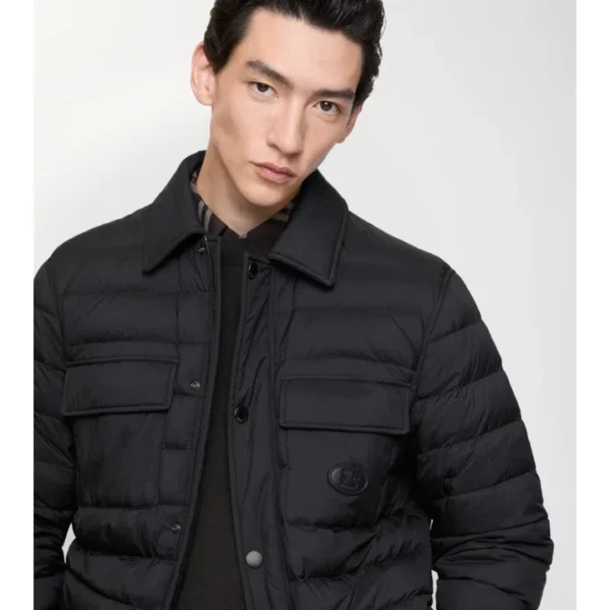Camicia oversize imbottita in nylon