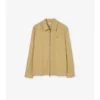 Camicia oversize in cotone a quadri con zip