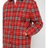 Camicia oversize in lana a quadri