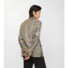 Camicia pigiama in seta a quadri