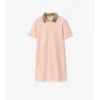 Camicia polo in cotone con collo a quadri