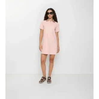 Camicia polo in cotone con collo a quadri