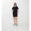 Camicia polo in cotone con collo a quadri