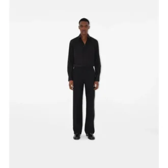 Camicia slim fit in cotone elasticizzato