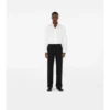 Camicia slim fit in cotone elasticizzato