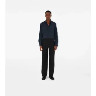 Camicia slim fit in cotone elasticizzato