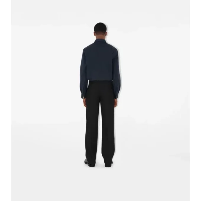 Camicia slim fit in cotone elasticizzato
