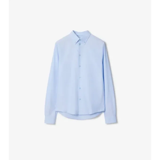 Camicia slim fit in cotone Oxford