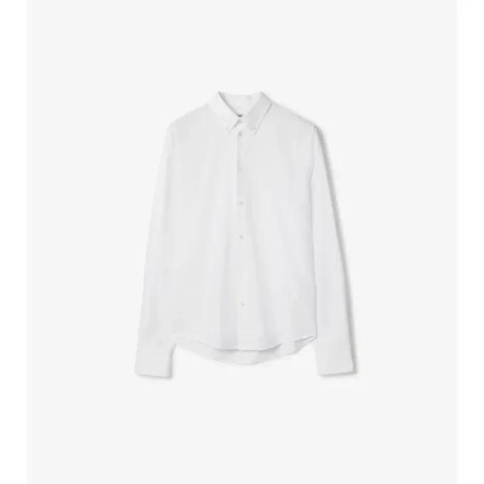 Camicia slim fit in cotone Oxford